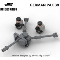 Brickskrieg - German PAK 38 Anti Tank Gun 0