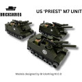 Brickskrieg - US M7 'Priest' - Unit 0