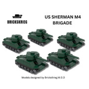 Brickskrieg - US Sherman M4 - Brigade