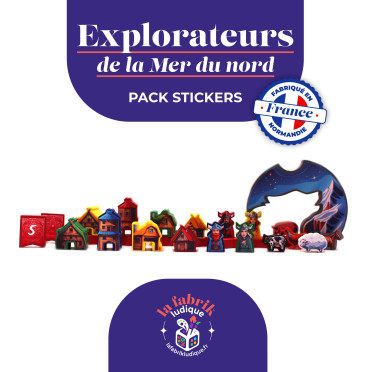 Explorateur de la Mer du Nord - Pack de stickers