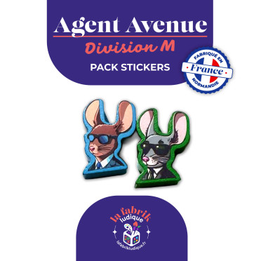 Agent Avenue - Division M - Pack de Stickers