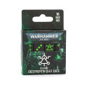 W40K - Cultes Destroyers Nécrons - Set de Dés 1