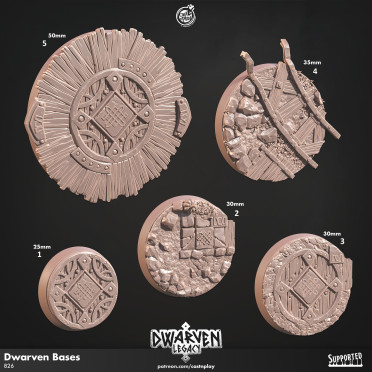 Cast n Play - Dwarven Legacy - Bases