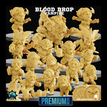 Équipe de Vampire - Blood Drop (Résine Premium)