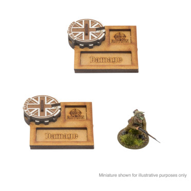 Bolt Action - MDF Vehicle Pin Markers - Great Britain