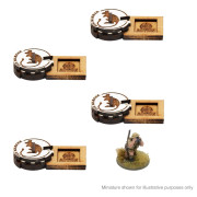 Bolt Action - MDF Unit Pin Markers - British 8th Army "Desert Rats"