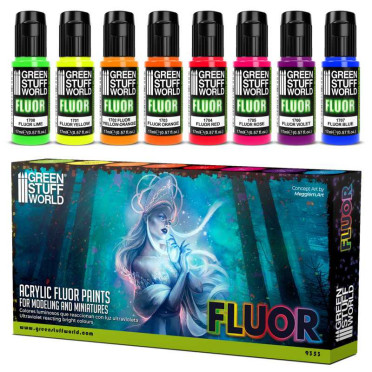 Fluor Paint Set