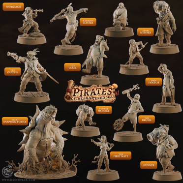 Cast n Play - Pirates de la Mer Brisée - Set Complet