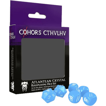 Cohors Cthulhu - Atlantean Crystal Dice Pack