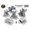Scifi Rocks - Alien Scenery Terrain 0