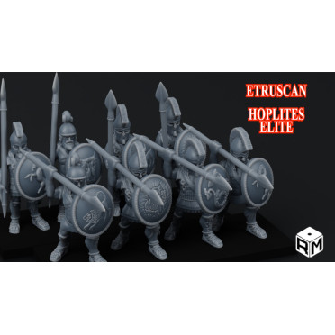 Rise Miniatures – Rise of Ancient Wars: Etruscan Elite Hoplite Pack