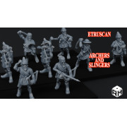 Rise Miniatures &ndash; Rise of Ancient Wars &ndash; Pack Etrusque &ndash; Archers et Frondeurs