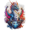 Wooden Jigsaw Puzzle - Dragon 0