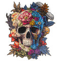 Wooden Jigsaw Puzzle - Skull 0