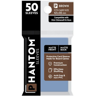 Phantom Sleeves: Brown Size - Matte/Matte