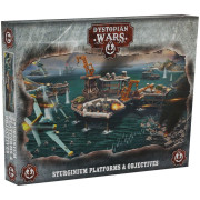 Dystopian Wars - Sturginium Platforms & Objectives Set