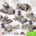 Txarli - Décors Futuristes - Epaves de buggies Ork 7