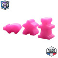 Set de 19 Meeples Joueur style Carcassonne 4