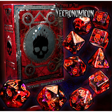 Set de 10 Dés JDR Elder Dice: Mark of the Necronomicon: Witch House Rites
