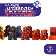 Architectes du Royaume de l'Ouest : l'age des artisans - Pack de stickers