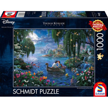 Puzzle - The Little Mermaid and Prince Eric - 1000 pièces