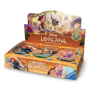 Lorcana - Boite de 24 Boosters Contrées Inconnues