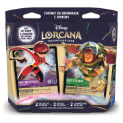 Lorcana -Coffret de D&eacute;marrage 2 Joueurs - Madame Indestructible et Buzz l'&eacute;clair