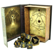 Set de 10 D&eacute;s JDR Elder Dice: Yellow Sign: Dim Carcosa