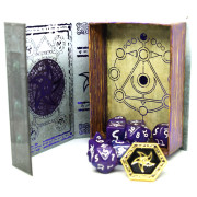 Set de 10 D&eacute;s JDR Elder Dice: Astral Elder Sign: Silver Key