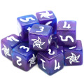 Set de 12 Dés 6 Faces Elder Dice: The Astral Elder Sign Silver Key 0