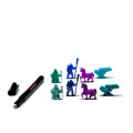 Figurines de Coq Meeple x5 28
