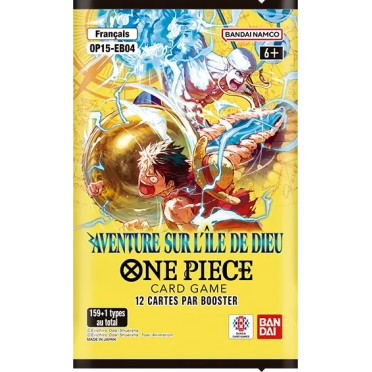 One Piece Le Jeu de Cartes - OP15 Aventures sur l'île de Dieu - Booster