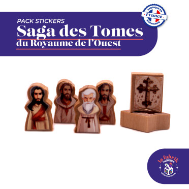 Saga des Tomes du Royaume de l'Ouest - Pack de stickers