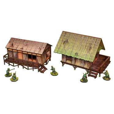 WW2 - Pacific Jungle Huts