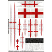 Templar Flag and Lance Pennants