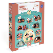 Story Puzzle - Pinocchio - 54 Pi&egrave;ces