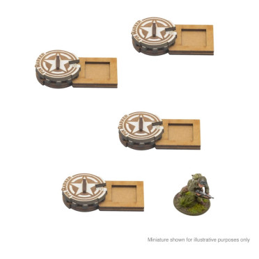 Bolt Action - Unit Pin Markers - 82nd American Airborne "All American"