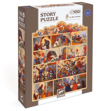 Story puzzle - Le Roi Arthur - 100 Pièces