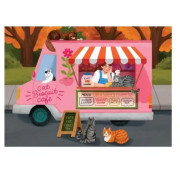 Mini puzzle - Cat Food Truck - 99 pi&egrave;ces