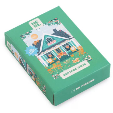 Mini puzzle - Cottage d'Été - 99 pièces