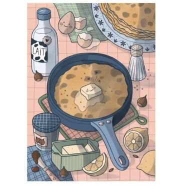 Mini puzzle - Grandma's Pancakes - 99 pièces