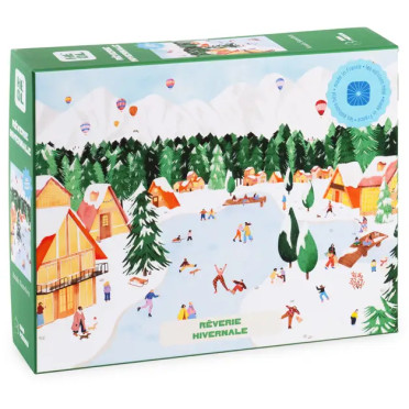 Puzzle - Rêverie hivernale - 1000 pièces