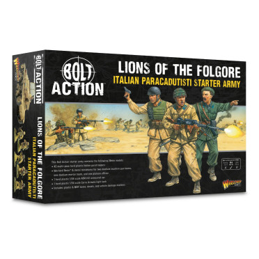 Bolt Action - Italian - Lions of the Folgore: Paracadutisti Starter Army