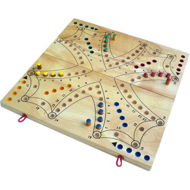 Tock game 4 players Rubber Wood XL