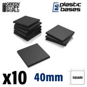 Plastic Square Bases 40mm