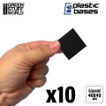 Plastic Square Bases 40mm 1