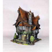 3D4U - Red Rose Lodge - Medieval Town Set