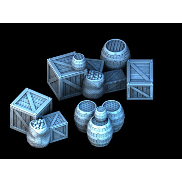 3D4U - The Provisions Cache - Medieval Town