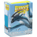 100 Dragon Shield Matte : Sky Blue & Silver 0