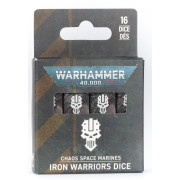 W40K - Space Marines du Chaos - Set de D&eacute;s Iron Warriors
